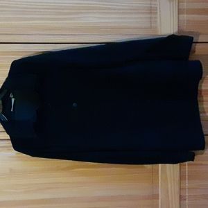 Croft & Barrow stretch, black button up shirt.